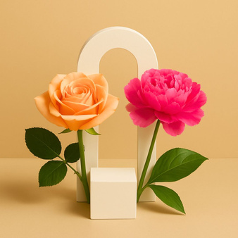 Olejek zapachowy róża i peonia ROSE & PEONY do świec i mydła 