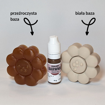 Barwnik do bazy mydlanej niemigrujący brązowy czekoladowy 100g