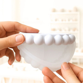 Mały zestaw do robienia OKRĄGŁEJ TACKI Z GIPSU polimerowego na PREZENT