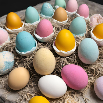 Zestaw kreatywny do robienia kul kąpielowych jajka dla dzieci