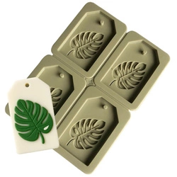 Forma foremka silikonowa do mydła mydełek MONSTERA 4 szt. GH-FS140