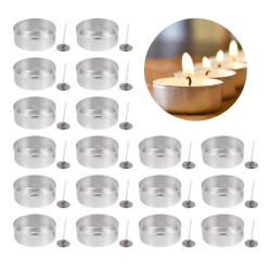 Zestaw blaszek i knotów do robienia tealightów - zestaw dla miłośników świec tealight 200szt