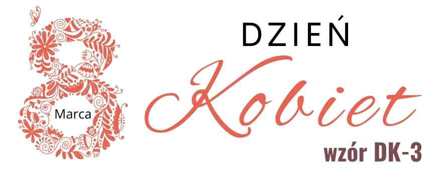 Etykieta na DZIEŃ KOBIET naklejka z twoim nadrukiem