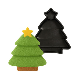 PRASA ręczna ŚWIĄTECZNA CHOINKA forma do robienia kul kąpielowych - bomba do kąpieli kreatywna zabawa DIY