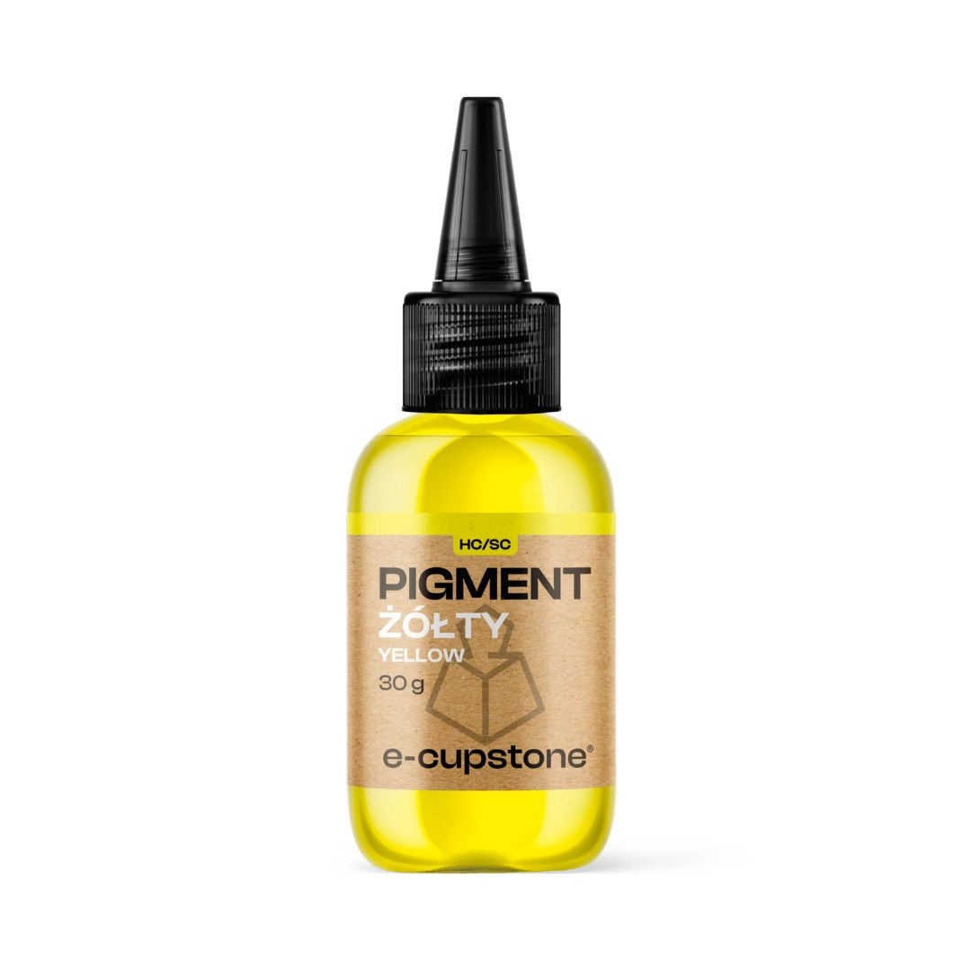 Barwnik w płynie do gipsu polimerowego ŻÓŁTY pigment 30g