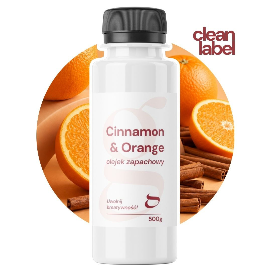 Olejek zapachowy CINNAMON & ORANGE do świec i mydła 500g