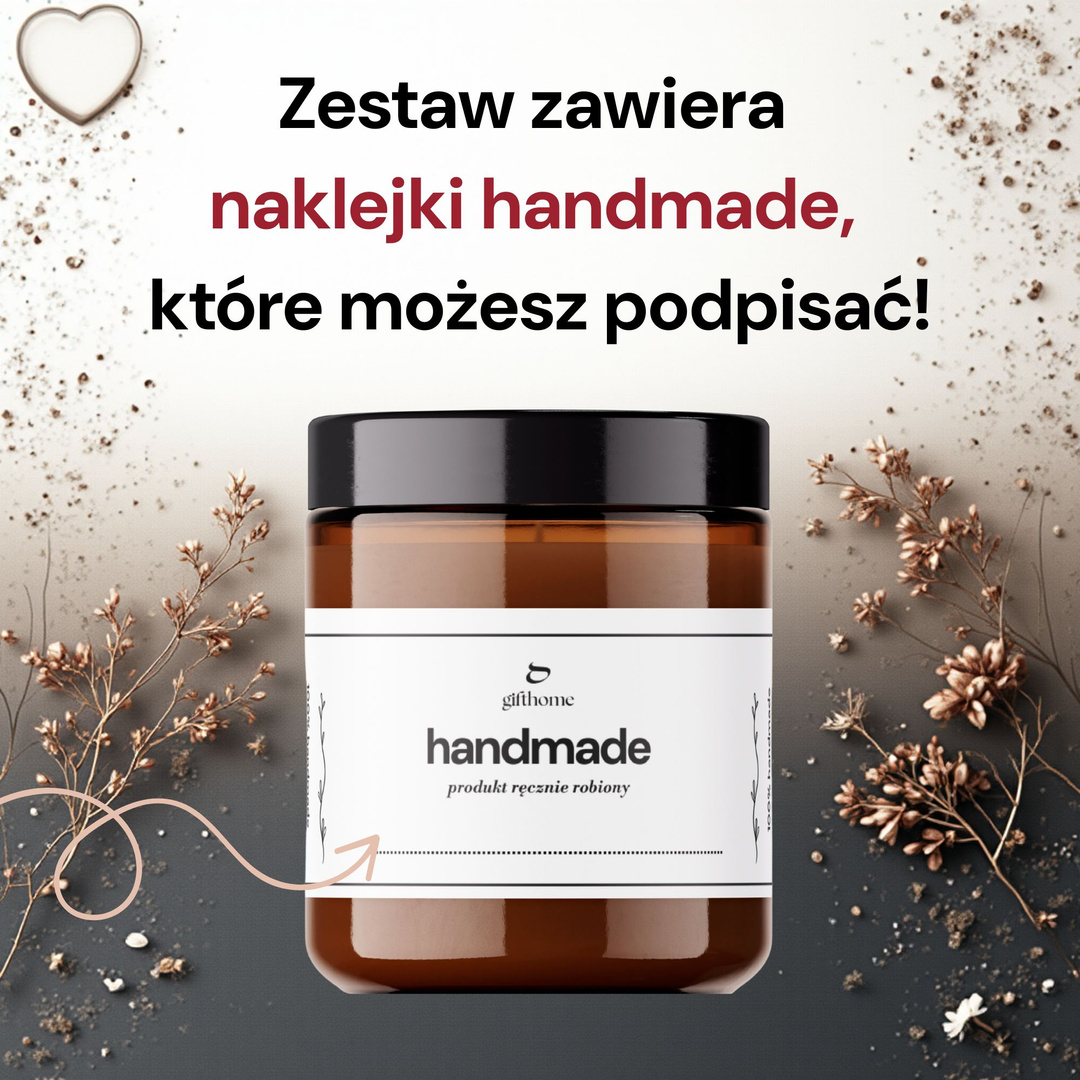Zestaw do robienia świec z wosku sojowego 8x235 ml