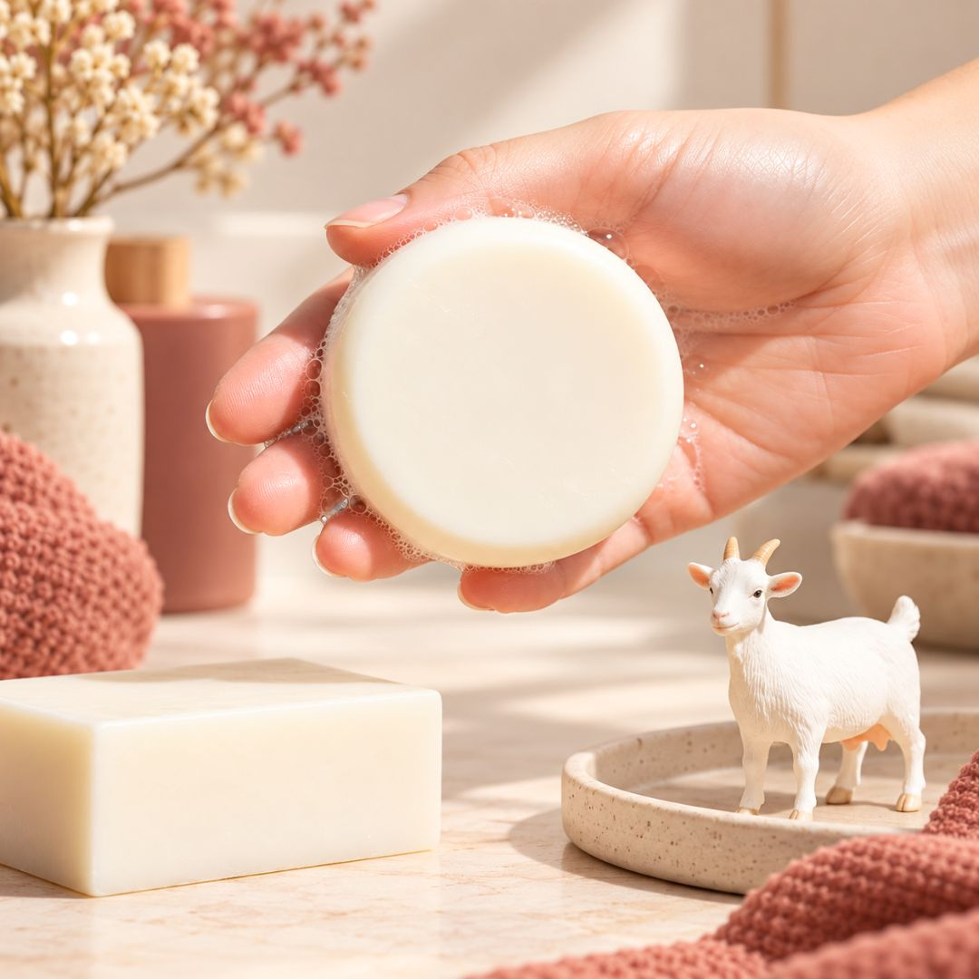Baza mydlana glicerynowa z dodatkiem koziego mleka 1 kg MILKY