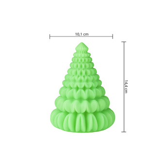 Forma silikonowa do świec CHOINKA PŁATKOWA 3D XXL 14,4 cm GH-FS247
