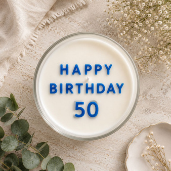 Forma silikonowa foremka HAPPY BIRTHDAY do świec wosku mydła na urodziny 49 elementów 