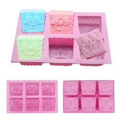 Foremki do mydeł glicerynowych Spongebob 6 szt GH-FS14