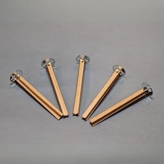 Knot drewniany krzyżykowy suchy 100x5x0.6 Zestaw 5 szt.