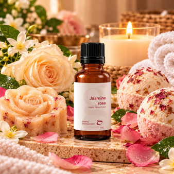 Olejek zapachowy róża jasminowa JASMINE ROSE do świec i mydła 