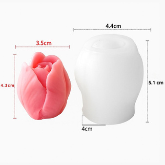 Forma silikonowa TULIPAN mały do świec i gipsu GH-FS329