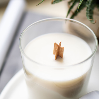 Zestaw do robienia świec w czarnych pojemnikach zapakowany na prezent 2x300ml na URODZINY IMIENINY ŚWIĘTA