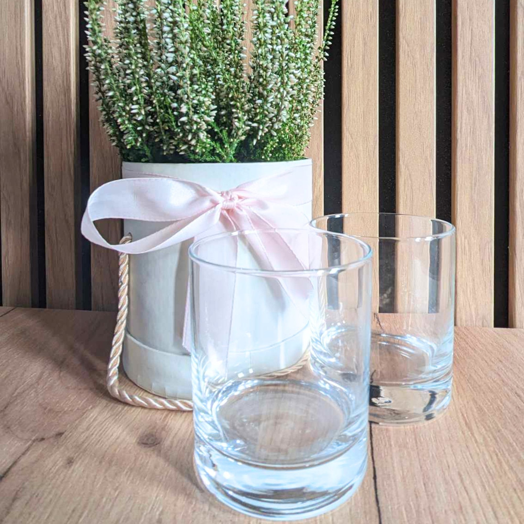 Pojemniki szklane do świec zalewanych 300 ml 24 szt.