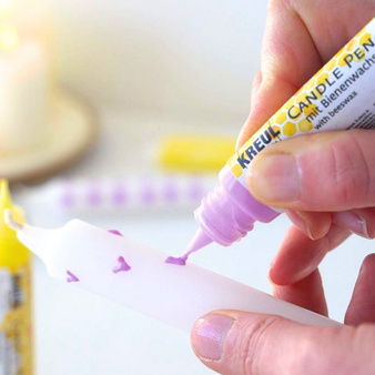 Pisaki farby do świec i mydła Kreul zestaw 6 kolorów Bee Happy