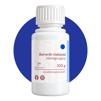 Barwnik do bazy mydlanej niemigrujący niebieski 100g