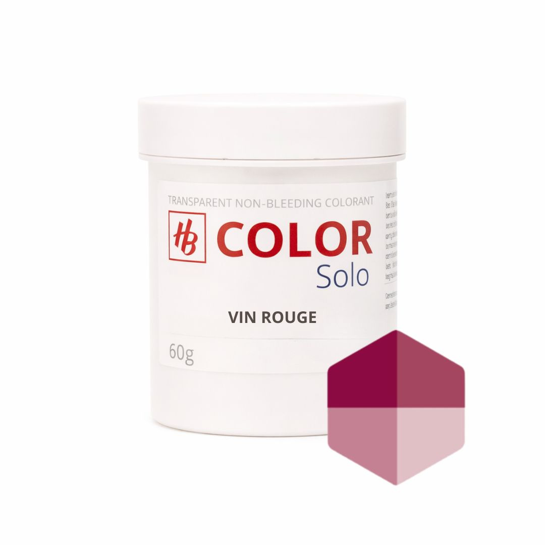 Barwnik w paście do bazy mydlanej niemigrujący HB COLOR Solo Vin Rouge 60g