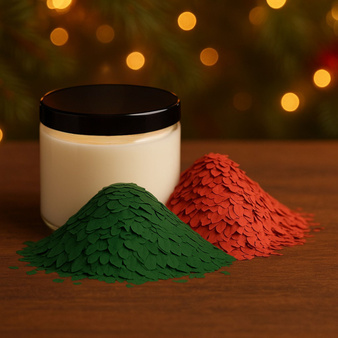 Zestaw ŚWIĄTECZNY do robienia świec z wosku sojowego na prezent 4x235 ml 