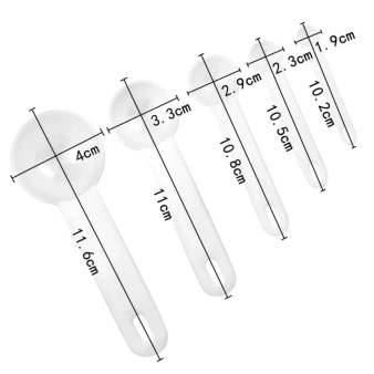 Zestaw 5 miarek kuchennych 1,25 ml 2,5 ml 5 ml 7,5 ml 15 ml