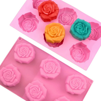 Zestaw do robienia mydła RÓŻE na WALENTYNKI kreatywny prezent DIY XXL