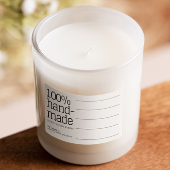 Zestaw do świec DIY w bursztynowych pojemnikach 2x300ml + drewniane akcesoria