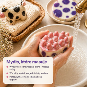 Zestaw do robienia mydła mydełek SŁODKA KRÓWKA DIY  