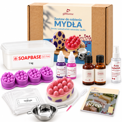 Zestaw do robienia mydła mydełek SŁODKA KRÓWKA DIY