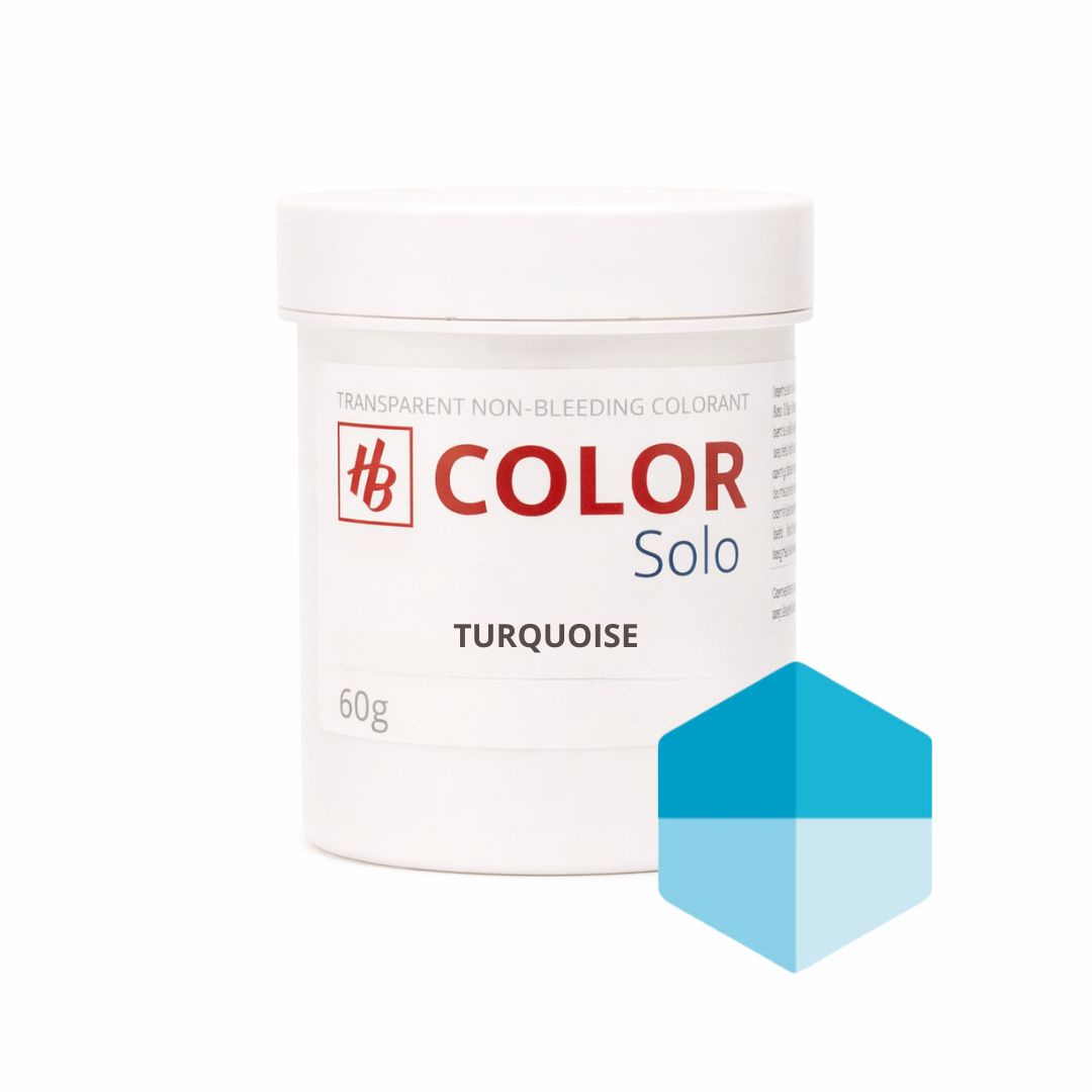 Barwnik w paście do bazy mydlanej niemigrujący HB COLOR Solo Turquoise 60g