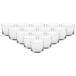 Pojemniki szklane do świec zalewanych 150 ml 24 szt.