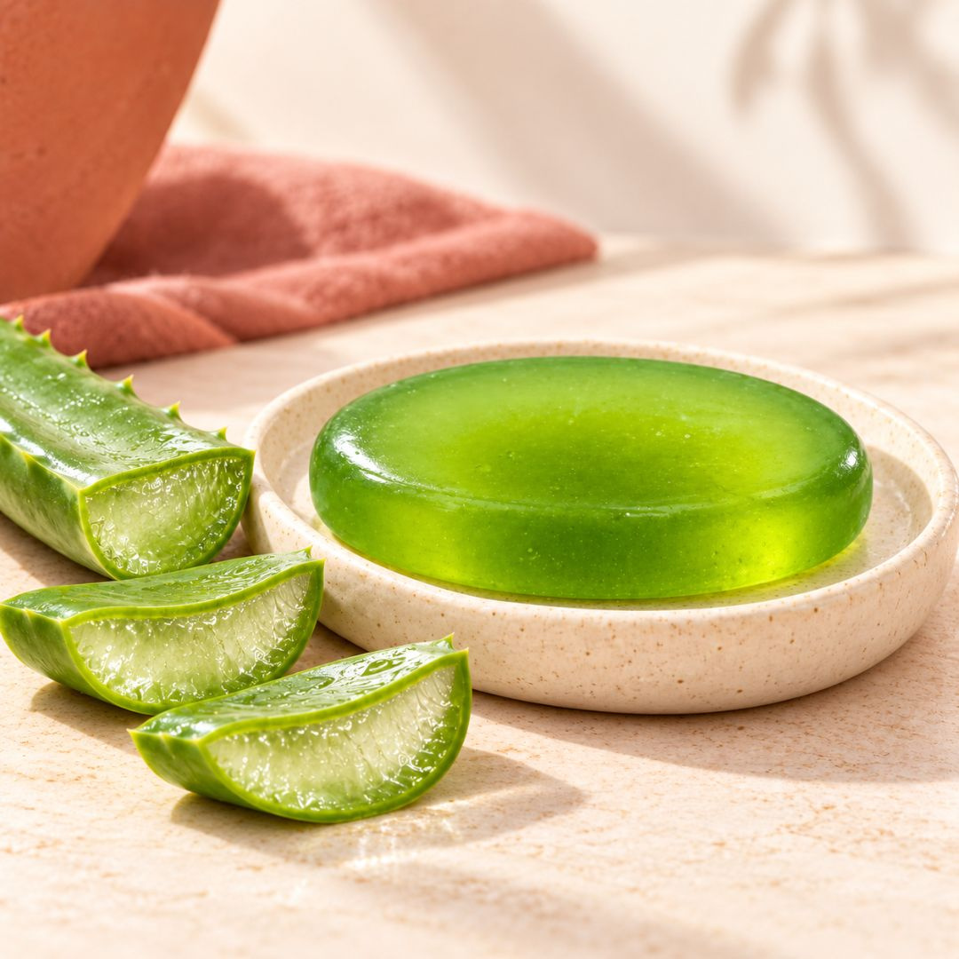 Baza mydlana glicerynowa z aloesem, aloesowa 1 kg ALOE