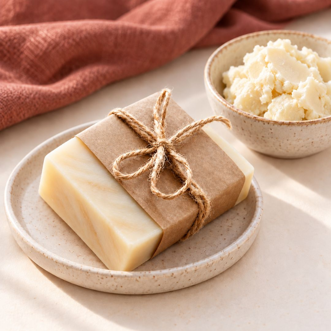 Naturalna BIAŁA baza mydlana glicerynowa Masło Shea 1 kg SHEA W