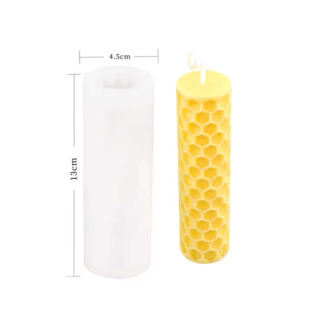 Forma silikonowa  WALEC PLASTER MIODU cylinder do świec GH-FS245