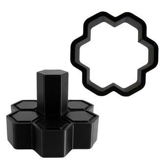 PRASA ręczna forma do robienia kul kąpielowych - PLASTER MIODU do kąpieli kreatywna zabawa DIY