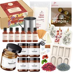 Zestaw kreatywny do robienia świec i tabliczek woskowych 2W1 DIY na prezent