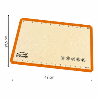 Mata silikonowa podkładka do formowania kwiatów z mydła wosku DIY 42x29,5cm wzmacniana