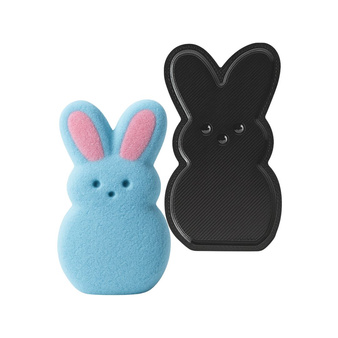 PRASA ręczna forma zając do robienia kul kąpielowych dla dzieci - ZAJĄCZEK do kąpieli kreatywna zabawa DIY