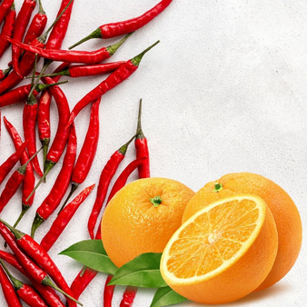 Olejek zapachowy słodka pomarańcza i chilli SWEET ORANGE & CHILLI do świec i mydła 500g