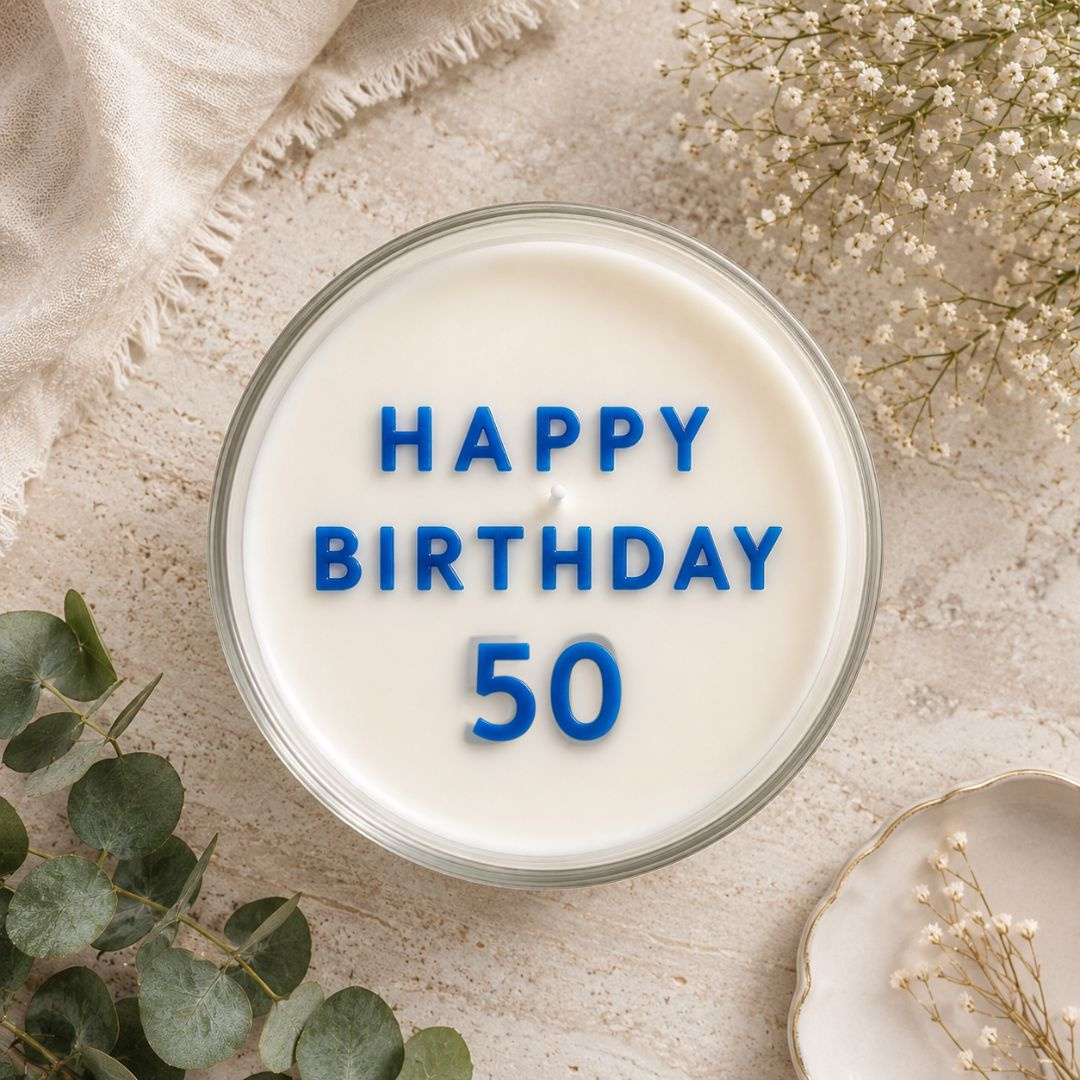 Forma silikonowa foremka HAPPY BIRTHDAY do świec wosku mydła na urodziny 49 elementów 