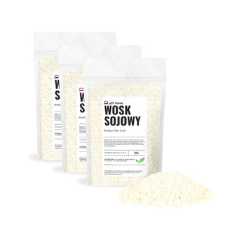 Wosk Sojowy KeraSoy Pillar 4120 naturalny do Świec Wolnostojących 3x1kg