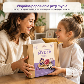 Zestaw do robienia mydła mydełek SŁODKA KRÓWKA DIY  