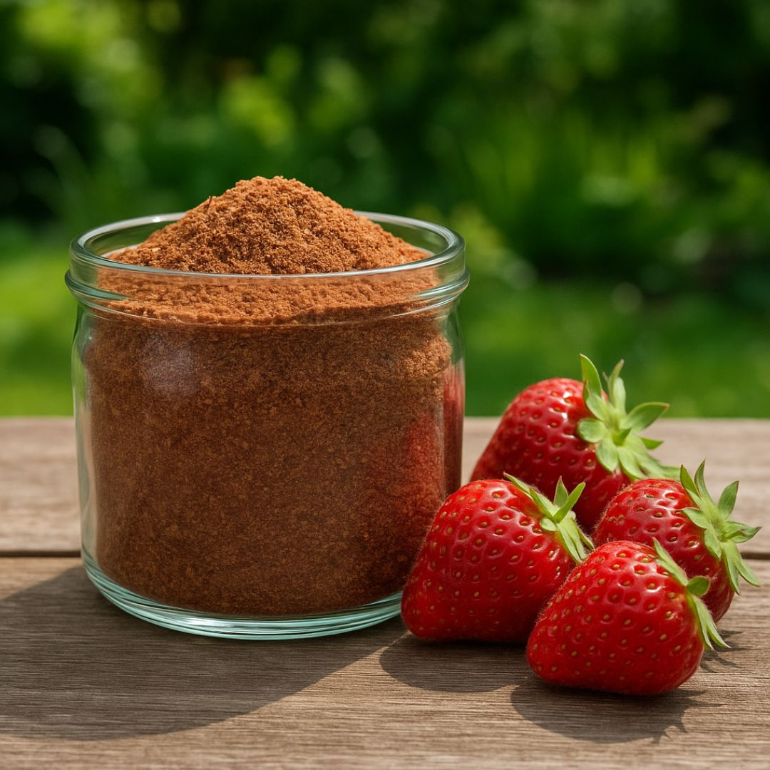 Mielone nasiona truskawek peeling złuszczający 100g