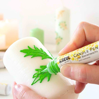 Pisak do świec Kreul ZIELONY malowanie wosku świec mydła