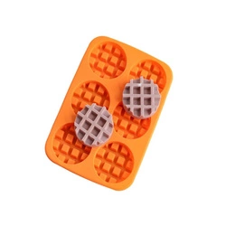 Silikonowa forma do wosku zapachowego, dekor GOFRY 6 szt. GH-FS117