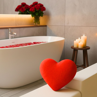 Zestaw NA WALENTYNKI do robienia musujących kul do kąpieli na romantyczny prezent 35w1 DIY