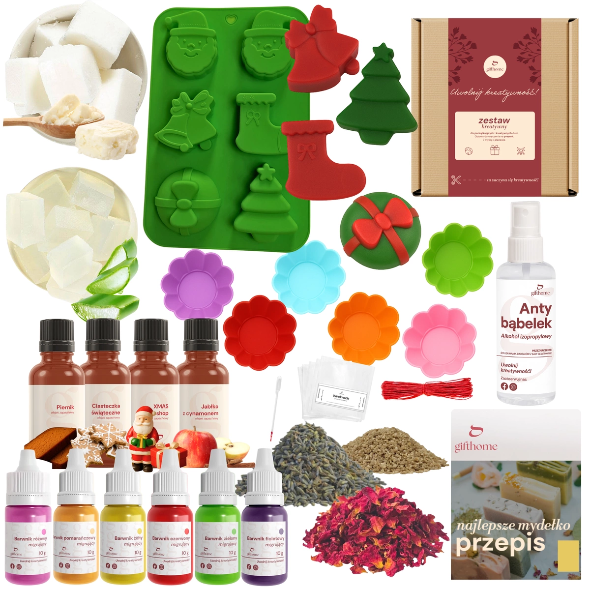 Zestaw do robienia mydełek glicerynowych