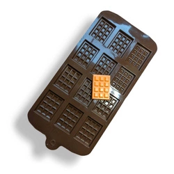 Forma silikonowa na wosk zapachowy do kominka mini tabliczka czekolady GH-FS33