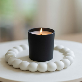 Mały zestaw do robienia OKRĄGŁEJ TACKI Z GIPSU polimerowego na PREZENT