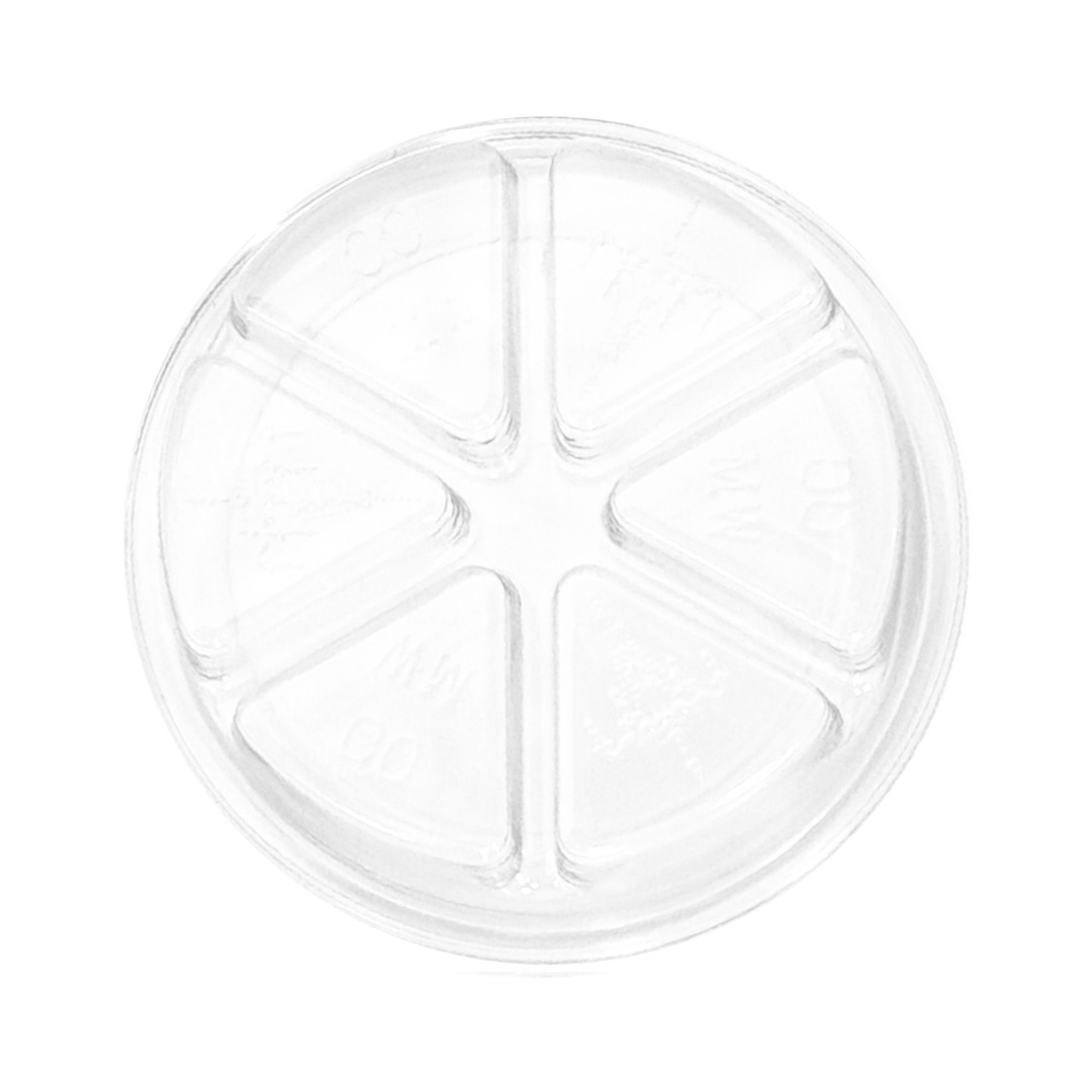 Okrągły pojemnik na woski zapachowe do kominka forma CLAMSHELL trójkąty 1szt.